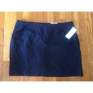 NWT Charter Club Womens Size XXL Core Skort Skirt Intrepid Blue Waist Smoothing